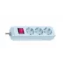 Brennenstuhl Eco-Line su jungikliu trigubas lizdas Baltas 1,5 m ilgintuvas 1152320015, Baltas, H05VV-F 3G1,5 maitinimo laidas 1,5 m