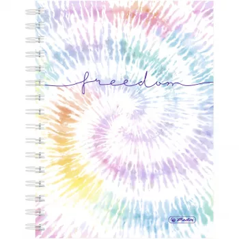 Užrašinė Herlitz New Batik Freedom A5 100 lapų įvairiaspalvė