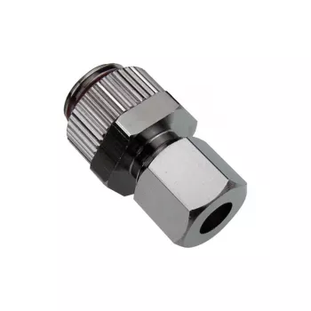 Koolance NZL-CU06 – Kompresinė jungtis variniams vamzdeliams, 6 mm OD, G 1/4 inch BSPP, sidabrinė