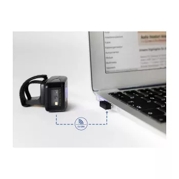 DeLOCK USB raktas belaidžiam brūkšninių kodų skaitytuvui 2,4 GHz juodas USB A