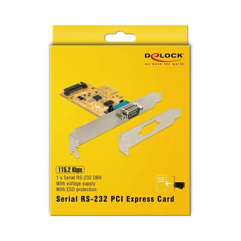 Vidinė RS-232 adapterio plokštė DeLOCK 90293