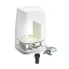 Kryptinė omni antena QuWireless QuSpot A140S-A, PoE/LAN, 0.694–2.7 GHz, iki 4 dBi, balta