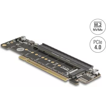 DELOCK PCI Express 4.0 x16 kortelė į 2x M.2 Key M NVMe lizdus