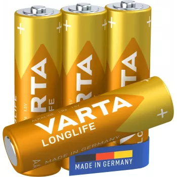 Varta Longlife Extra - Baterija 4 x AA tipo šarminė (04106101414)