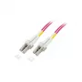 EFB-Elektronik Duplex Jumper LC-LC 50/125µ, OM4, LSZH, erika Violet, 2.0mm, 1m