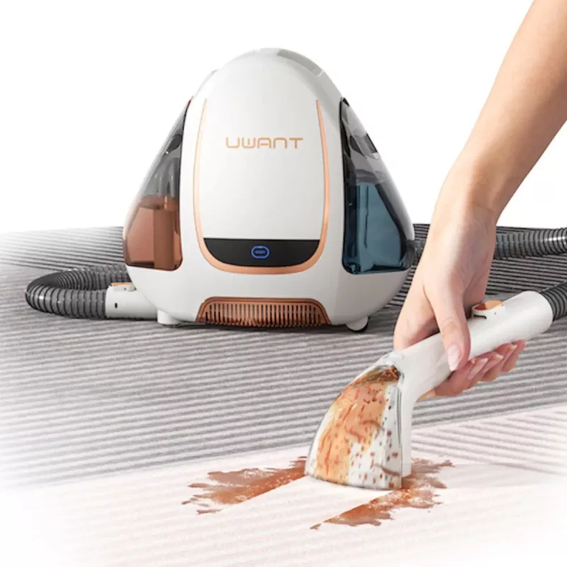 UWANT B100-S | Plovimo dulkių siurblys | kilimams, sofoms, baldų apmušalams, automobiliui, 450W, 12000 Pa, 1800 ml talpa