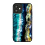 Apsauginis dėklas iKins Apple iPhone 12 mini — purpurinis agato raštas