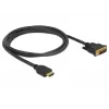 Laido adapteris DeLOCK 85653 1,5 m HDMI A tipo – DVI juodas