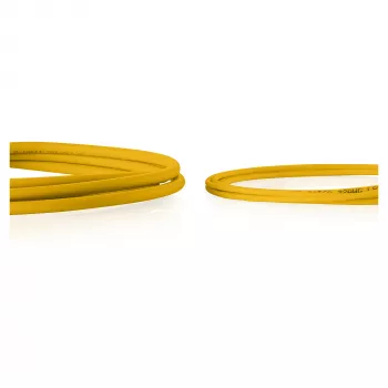 Jungiamasis kabelis CAT6 U-UTP slim, DIGITUS DK-1618-010S-Y, 1 m, geltonas