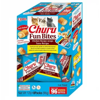INABA Churu Fun Bites Vištiena ir tunas - skanėstai katėms - 8x12g