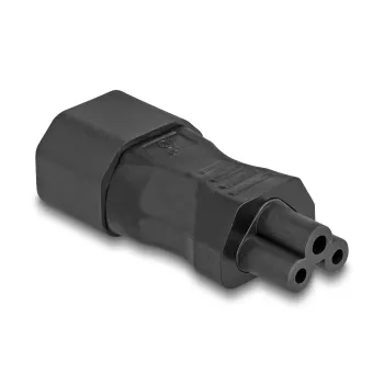 DeLOCK tinklo adapteris IEC 60320 C14 į C5 kištukinis lizdas 2,5 A tiesus juodas