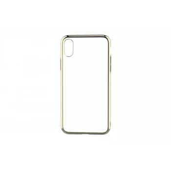 Minkštas dėklas Devia iPhone XS/X (5,8 colio) TPU, auksinis