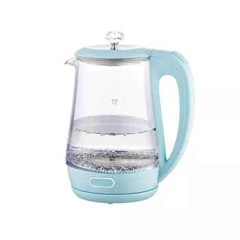 Elektrinis virdulys Maestro MR 052 BL – 1,7 L, 2200 W, permatomas baltas, 360° pagrindas, paslėptas kaitinimo elementas