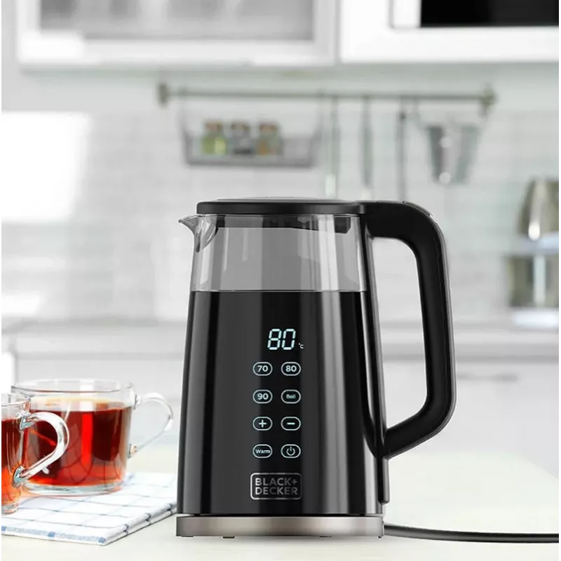 Elektrinis virdulys Black & Decker 1,7 l 2200 W juodas