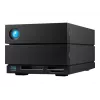 Masyvas LaCie 2big Dock 48 TB stalinis juodas 48 TB 2 lizdai