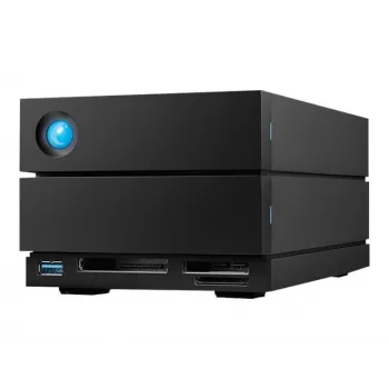 Masyvas LaCie 2big Dock 48 TB stalinis juodas 48 TB 2 lizdai
