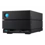 Masyvas LaCie 2big Dock 48 TB stalinis juodas 48 TB 2 lizdai