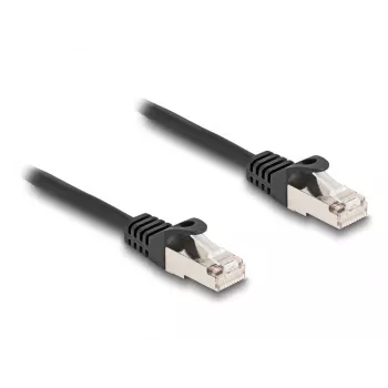 Tinklo kabelis DeLOCK RJ50 (vyriškas) į RJ50 (vyriškas) S/FTP 0,25 m juodas