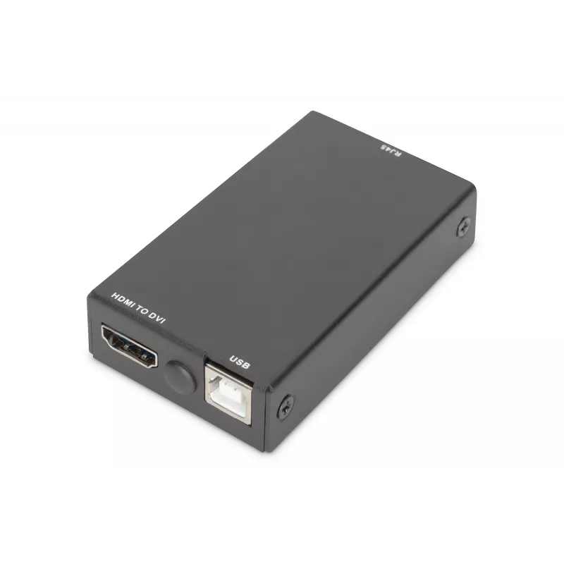 Digitus DS-51202 DVI jungtis moduliniams KVM pultams, RJ45–DVI, USB, iki 60 m, Full HD