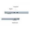 MacBook Air 15, Dangaus Mėlyna, M4 (10-CPU/10-GPU), 16GB, 512GB, Vokiška, 35W Dual USB-C maitinimo adapteris, MC7C4D/A