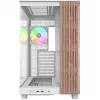 Korpusas Thermaltake View 380 XL WS ARGB Snow White – Midi bokštas, ATX palaikymas, langas