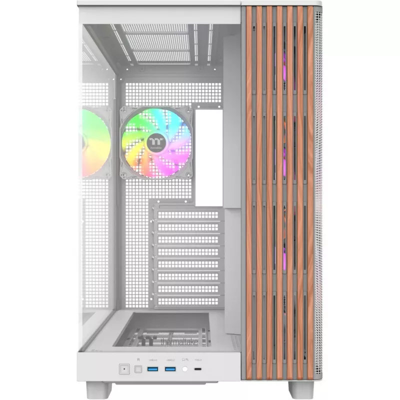 Korpusas Thermaltake View 380 XL WS ARGB Snow White – Midi bokštas, ATX palaikymas, langas