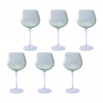 6 vnt. Rose&Tulipani gėrimo stiklinės U20177611E84-Z, 460 ml