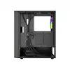 Gembird Fornax 4300 CCC-FC-4300 žaidimų korpusas ATX Midi Tower, grūdinto stiklo, ARGB ventiliatoriai, 2x USB 3.1, 1x USB 2.0, juodas