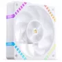 120 mm korpuso ventiliatorius Jonsbo HF2-120 White – atvirkštinė mentė, PWM, ARGB