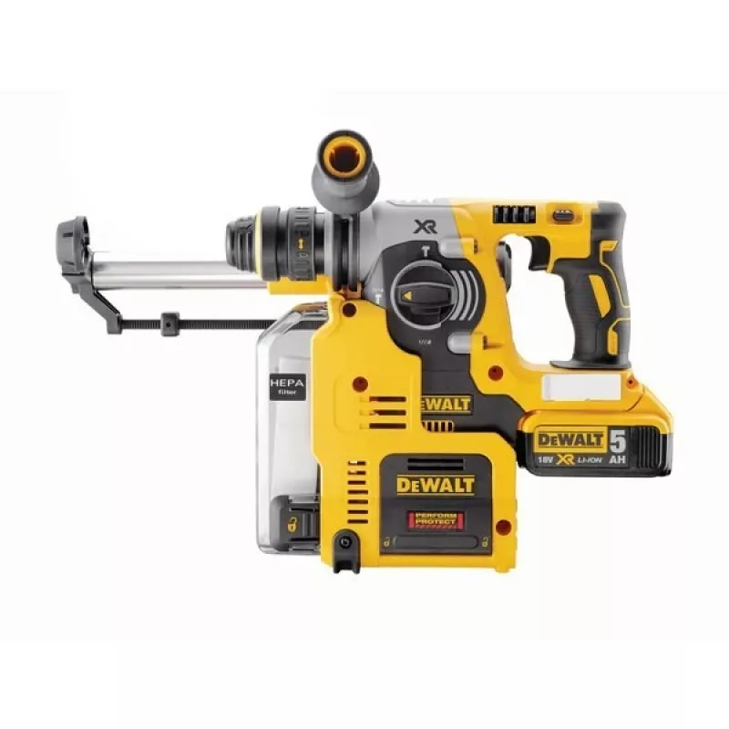 DeWALT akumuliatorinis kombinuotas plaktukas DCH275P2, 18 V, rotacinis plaktukas 1100 aps./min., SDS Plus