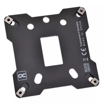 Alphacool 13071 galinė plokštė nerūdijantis plienas juoda 90mm