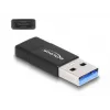 DeLOCK 60001 Jungties keitiklis USB A į USB C, juodas