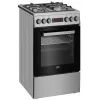 Dujinė-elektrinė viryklė BEKO FSM52330DX 5 degiklių 60 cm, energijos klasė A