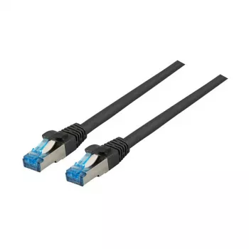 EFB-Elektronik RJ45 jungiamasis kabelis Cat.6A S/FTP TPECat.7 Raw Cable superflex juodas 0,25m
