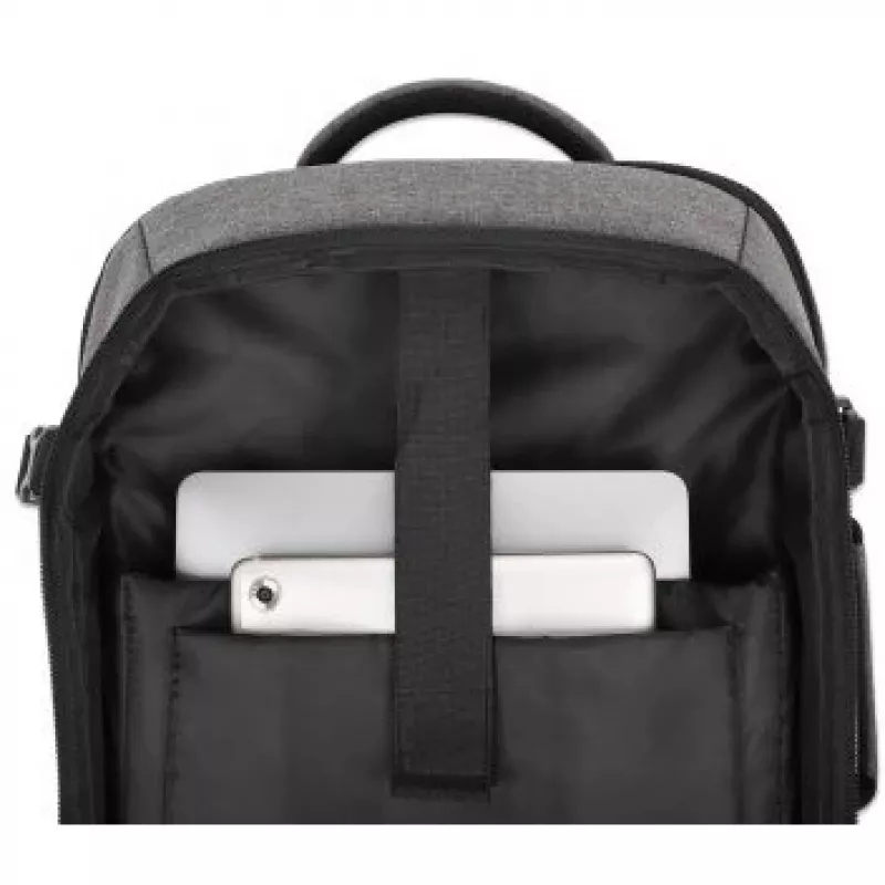Kuprinė Manhattan Rome Notebook Travel 17.3 colio, dvi rankovės, 40L, šviesiai pilka