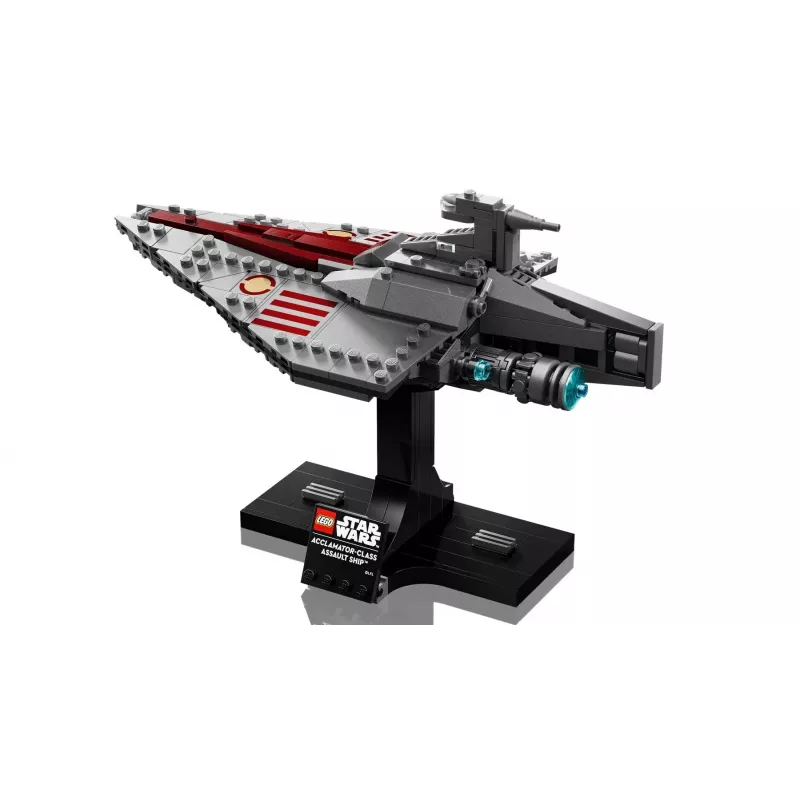 LEGO Star Wars Acclamator klasės puolimo laivas rinkinys 75404 — statybos rinkinys, 450 dalių, demonstracinis modelis 130×150×230 mm