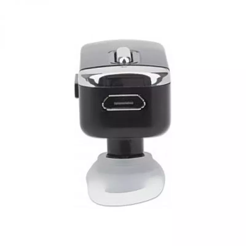 Manhattan Bluetooth ausinė su viena ausine, įmontuotu mikrofonu ir valdymo mygtukais, juoda, 10 h veikimo laikas, 10 m atstumas, USB-A įkrovimo laidas, Bluetooth 4.0, 3 metų garantija