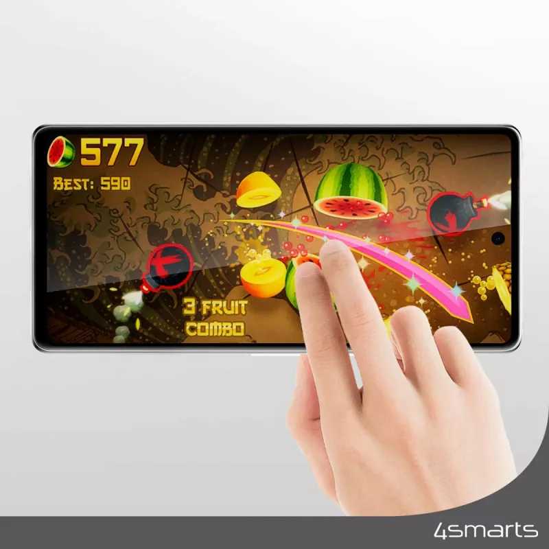 Apsauginis stiklas 4smarts Second Glass Clear, skirtas Samsung Galaxy A55