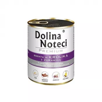 Šlapias šunų ėdalas Dolina Noteci Premium Adult Jautiena Spanguolės Kiauliena Triušis 800 g, be glitimo, be konservantų