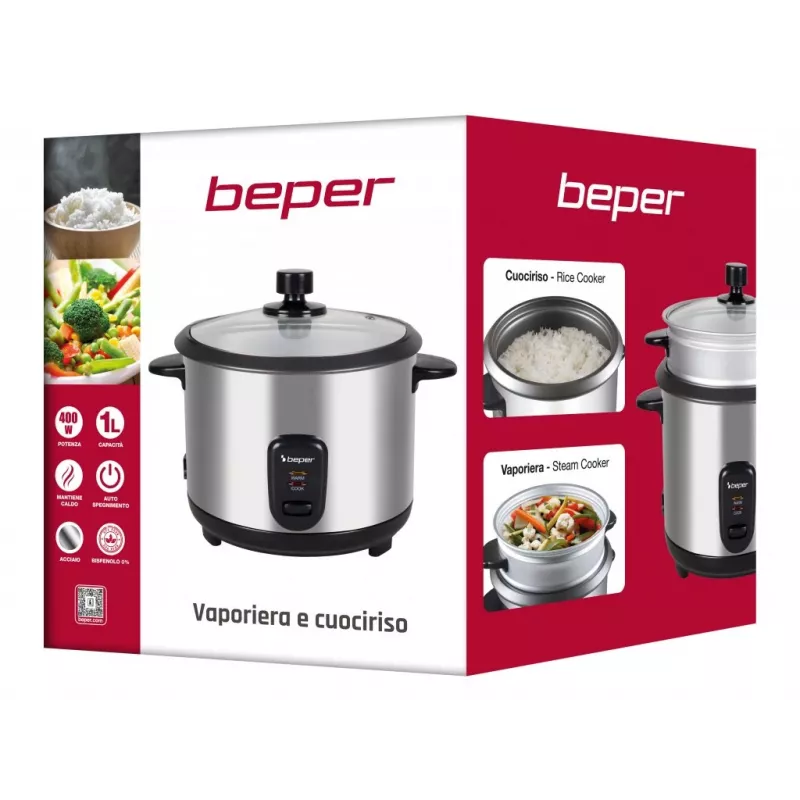 Vertikalus garinis garintuvas Beper P101VAP001 2200W su garo funkcija