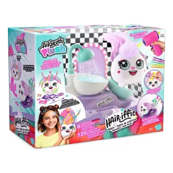 Kanal Toys Airbrush Plush AIR 044 Kirpyklos salonas – vaidmenų žaidimo rinkinys