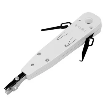 Kabelių užspaudimo replės LOGILINK WZ0001A RJ45/RJ11 su pjaustytuvu ir nuėmikliu, balta