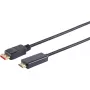 Vaizdo kabelio adapteris S/CONN 10-71075 10 m DisplayPort – HDMI Type A juodas