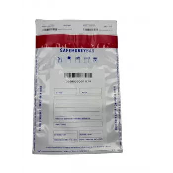 Bestpak SAFEMONEYBAG Saugaus indėlio vokai balti B5 190mmx260mm+35mm 100 vnt.