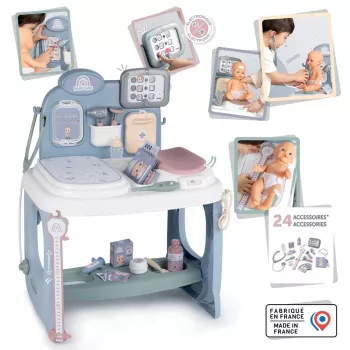 Baby Care Center SMOBY Model 2024 240305 su priedais ir interaktyviomis funkcijomis
