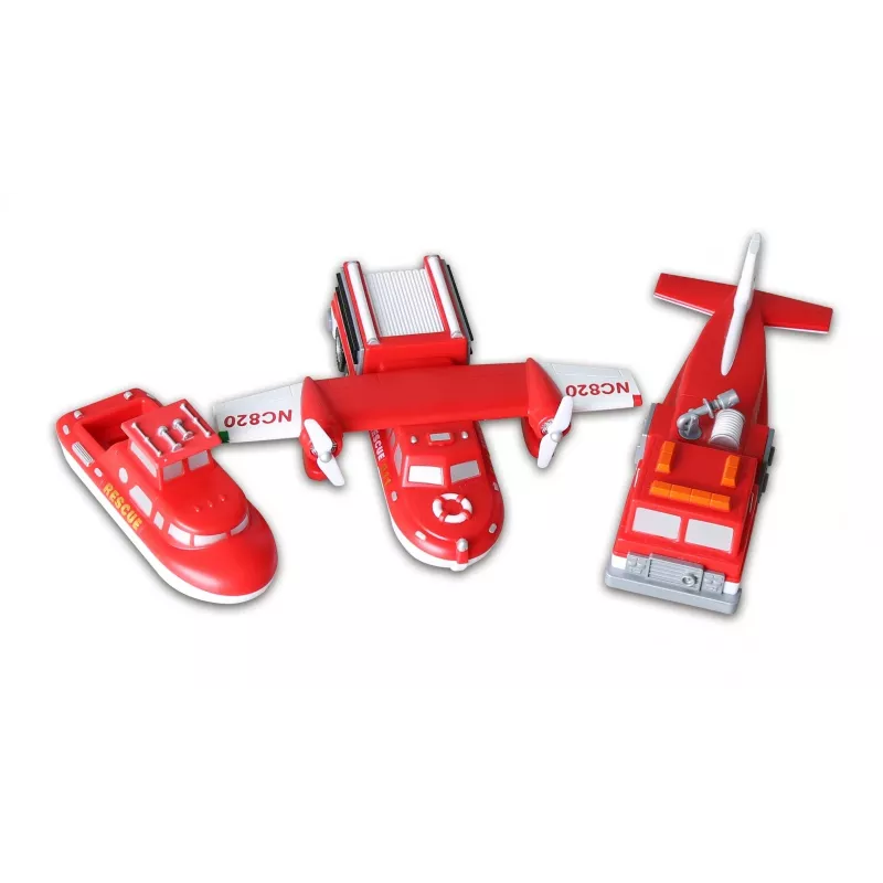 Transporto priemonių rinkinys Popular Playthings Mix or Match Vehicles Fire and Rescue