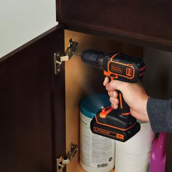 Gręžtuvas Black & Decker BDCDC18K-QW juodas