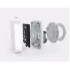Aqara TH-S02D Baltas temperatūros ir drėgmės jutiklis, HomeKit Alexa Google