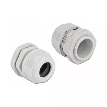 Kabelio įvadas DeLOCK 60388 pilkas plastikinis 2 vnt.