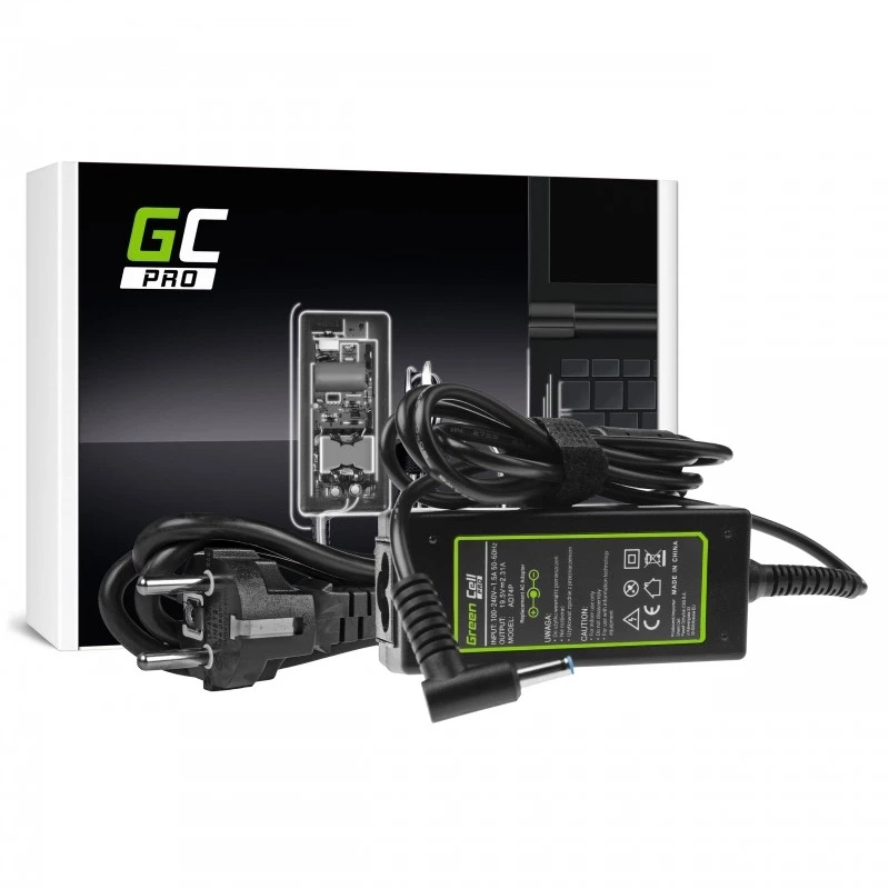 Maitinimo adapteris Green Cell AD74P 45W 19,5V 2,31A vidaus naudojimui juodas
